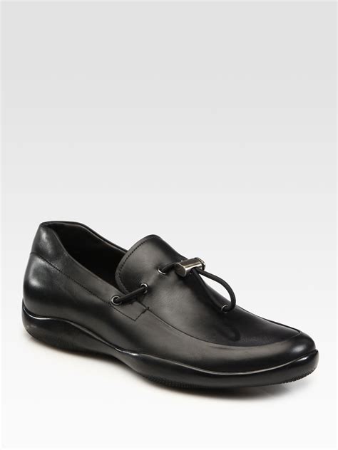 prada mens toggle loafer|Prada loafers men.